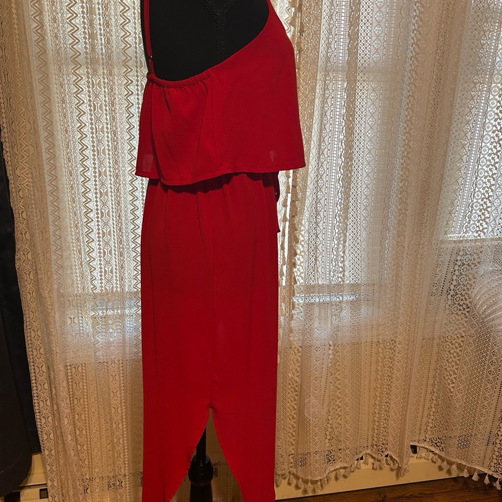 Flowy red dress - Picture 6 of 7